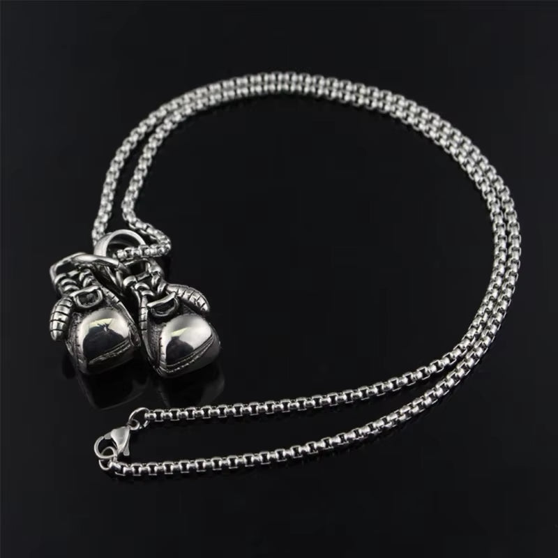 colgante de mini guantes de boxeo