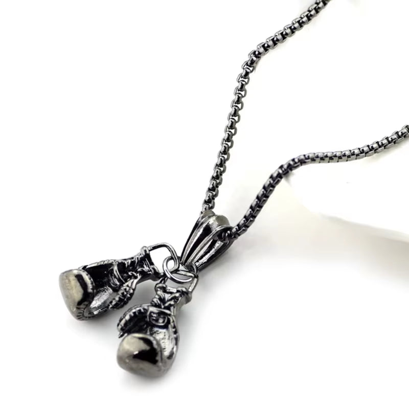 colgante de mini guantes de boxeo