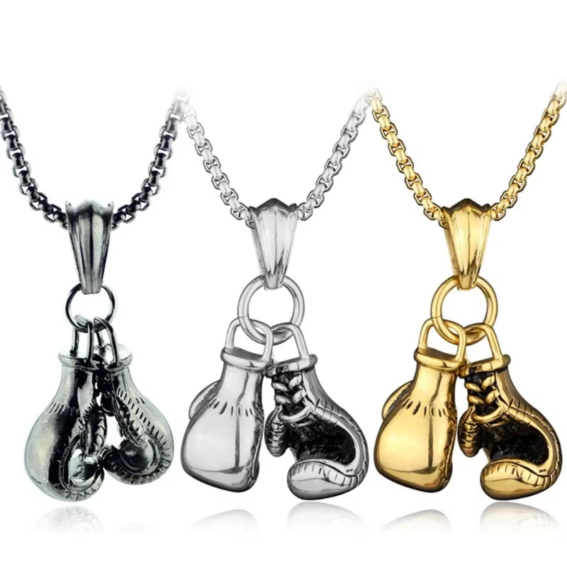 colgante de mini guantes de boxeo